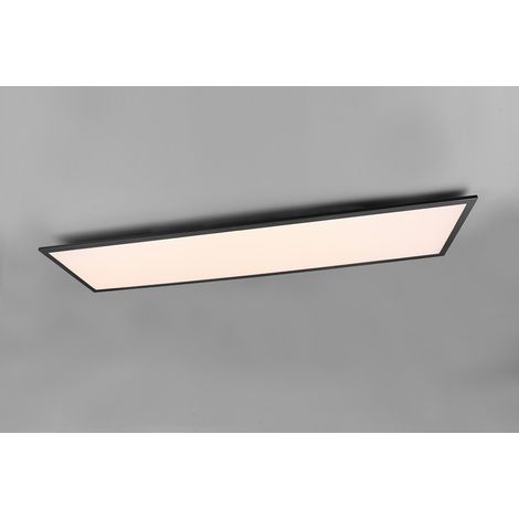 Plafoniera da Interno a LED SMD in Metallo Nero Opaco (1/2)