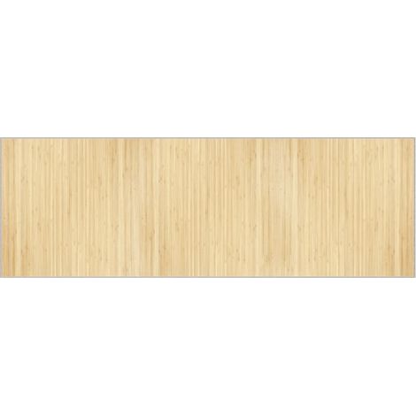 Tapis de sol,Tapis rectangulaire naturel clair 100x300 cm bambou CFW624942 (1/5)