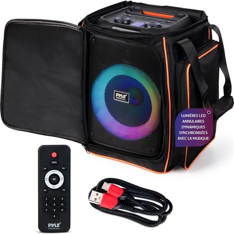 Enceinte Bluetooth Portable 100W TWS avec Sac de Transport – Basses Profondes, Aigus Clairs, Haut-Parleur Stéréo sans Fil pour Karaoké et Soirées (1/5)