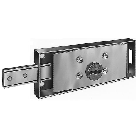 Serratura per serranda Lato Sinistro 1 Mandata - Scatola 156x56 mm - 8633 (1/2)