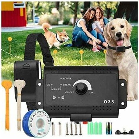 Clôture électrique animaux Dressage/chasse anti-fugue 300m fil, collier, kit complet Éleveurs, propriétaires de chiens (1/5)