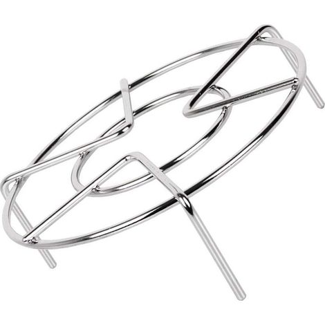 Rack À Vapeur - Acier Inoxydable 4 mm - Diamètre 18 cm Hauteur 6,8 cm - Pour Cocotte Minute Et Autocuiseurs - 1 Pièce