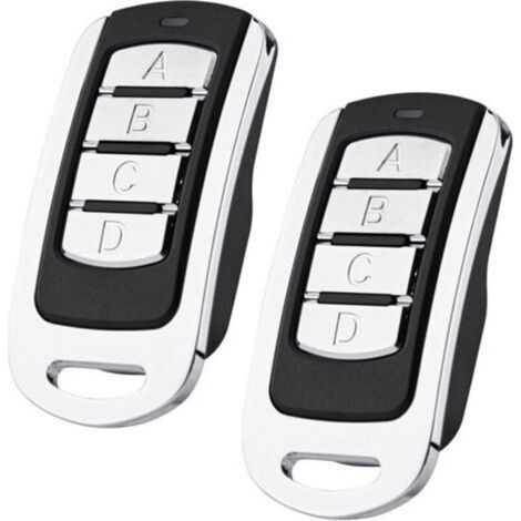 Bardusch-Lot de 2 ouvre-porte de garage 250-868 MHz pour émetteur portatif Hörmann HSM4 HSE4 SE2 HSM4 Compatible avec l'émetteur manuel Marantec Digital D302 D304 D384 Compatible avec l'émetteur manue (1/3)