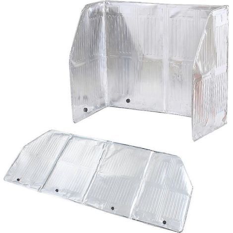 Spritzschutz aus Aluminium für Gasherd (120 x 50 cm) (1/4)
