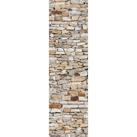 VETRO Glasscheibe MAUER B 515 x H 1800 mm Motivdruck