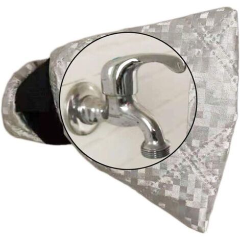 Extérieur Robinet Couvertures, Imperméable Film d'aluminium Hiver Antigel Housse de Protection de Robinet Utilisation dans la pelouse de Patio de Jardin