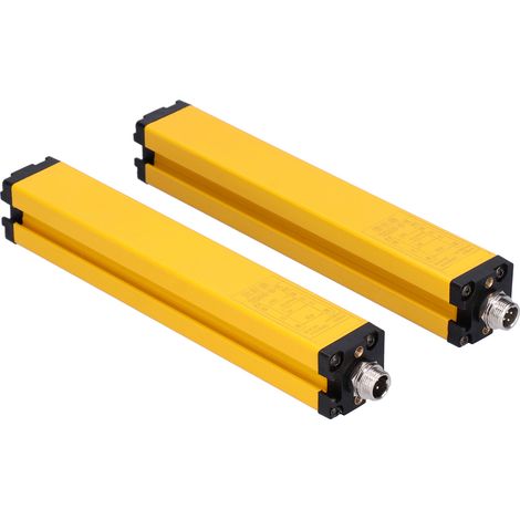 Lichtvorhang-Lichtschranke: Fotoelektrischer Schutzsensor (PNP-NO-Ausgangssteuergerät, DC 10–30 V) (1/5)