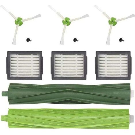 Filtre Aspirateur Et Brosses Latérales En Caoutchouc Pour Robot Irobot Roomba I3 I4 I5 I6 I7 I8 E5 E6 J7 J7 Plus Pièces De Rechange