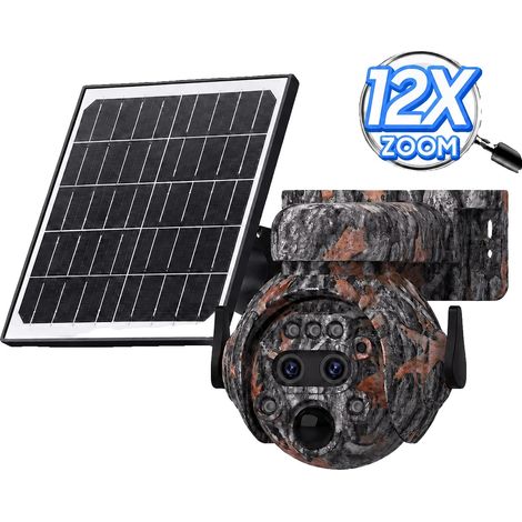 Telecamera di sicurezza per la fauna selvatica, connettività 4G, doppia lente di imaging, telecamera 4G + scheda da 64 GB (1/2)