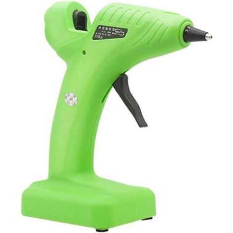 Pistolet à colle chaude sans fil rechargeable, outil manuel portable et polyvalent pour les loisirs créatifs et les réparations rapides à la maison. (1/5)