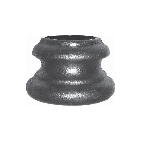 Garniture pour barreaux de Ø40mm - Hauteur 50mm largeur 70mm - Fer forgé - À souder - DECO FER FORGE