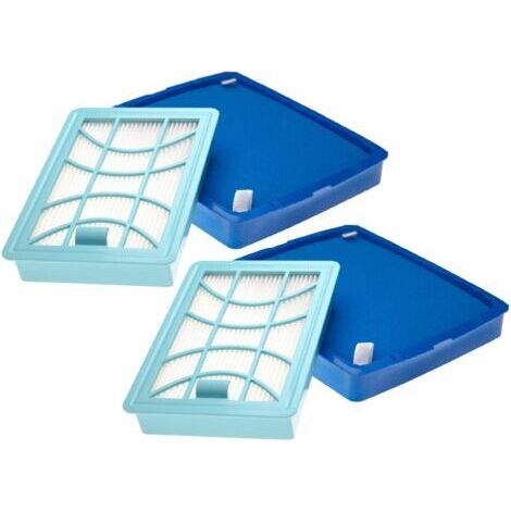 Lot de 4 filtres compatible avec Philips PowerPro Expert FC9742/09, FC9743/09, FC9744/09, FC9745/09, FC9746/09 aspirateur (1/2)