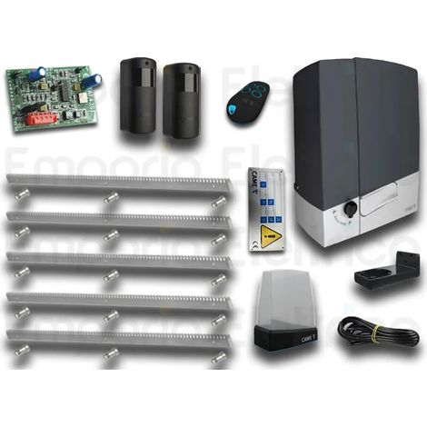came kit automatisme bxv plus 801ms-0580+5 mt crémaillère galvanisée emp8k01ms-057cremz5 (1/2)