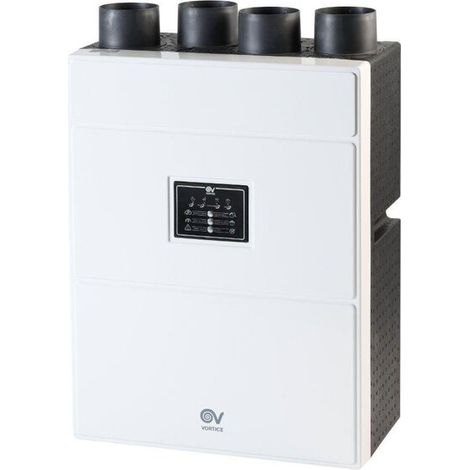 Vortice – VMC double flux NETI 325 m³/h – By-pass automatique – Moteurs EC 2 vitesses – Filtration M5/G4 – Installation murale compacte – VDFTNK4P (1/4)