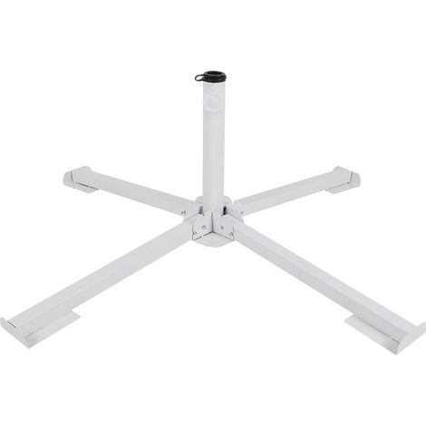 Support de Base pour Parapluie Pliable et Portable, Socle Robuste Adapté aux Parasols de Jardin, Terrasse et Plage (1/5)