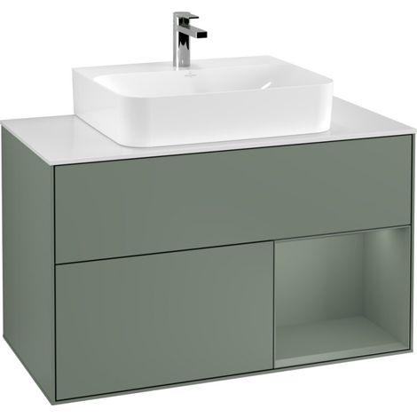Villeroy & Boch F121GMGM Meuble sous-lavabo Finion F12