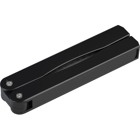 Doppelseitiger Schleifstein 400/600 für Campingmesser, faltbares Outdoor-Reinigungswerkzeug, schwarzer Bügelstein, Wanderzubehör, tragbarer Handschärfer. (1/5)