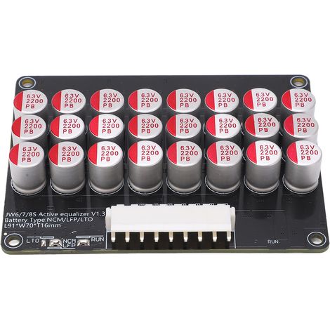 Équilibreur actif 8S 5,5A pour carte de transfert d'énergie de batterie lithium fer phosphate/lithium-ion/lithium titanate. (1/5)