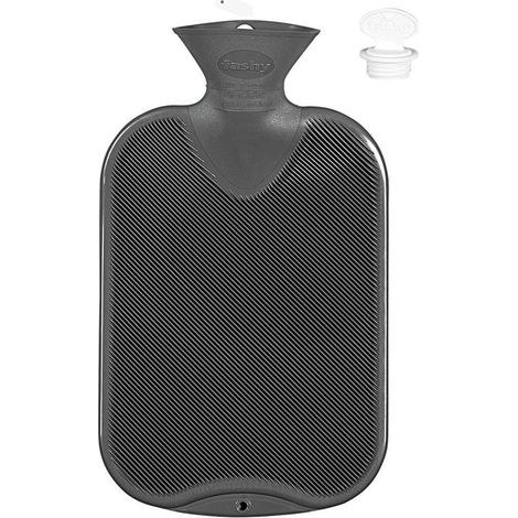 fashy Wärmflasche Halblamelle 2 l anthrazit (1/2)