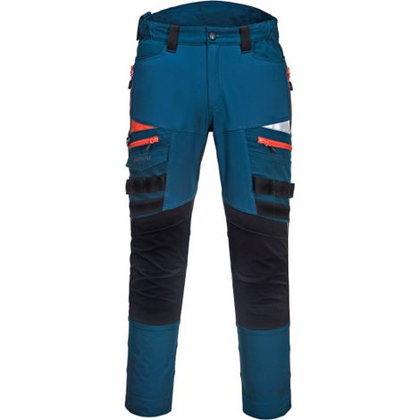 Pantalón de Trabajo DX4 - Alta Visibilidad y Comodidad - Azul metro - Talla 33