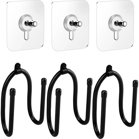 3 supports de tuyau solides, supports de tuyau d'arrosage, adaptés à tous les scénarios (jardin, garage, cuisine, suspension d'aspirateur) (1/5)