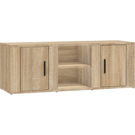 Maison Exclusive - TV-Schrank Sonoma-Eiche 100x31,5x35 cm Holzwer