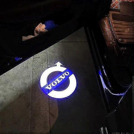 luces de bienvenida para puertas de coche Volvo V70 II 2000-2007, lámparas de proyección para puertas, accesorios de decoración para coche ()
