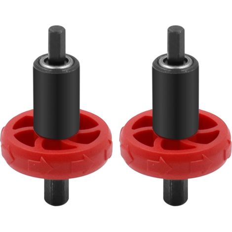 Juego de 2 adaptadores de brocas para motor eléctrico de alta resistencia para cortadoras de césped, arrancador de puente de acero con arrancador de puente, diseño de instrucciones rápidas