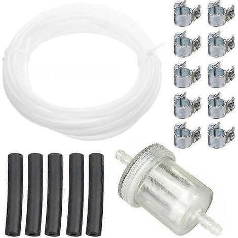 Kit de 17 conduites de carburant diesel pour chauffage Webasto Eberspacher avec filtre et colliers de serrage. Kit de remplacement compatible. (1/5)