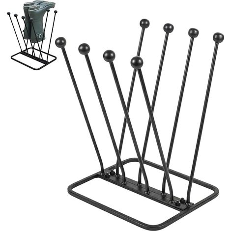 Welly Garden Shoe Rack, Cast Iron Outdoor Storage Boot Rack (1/5)