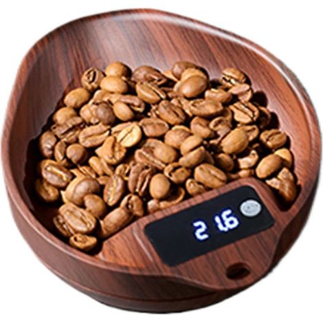 Numérique Café Cuisine Alimentaire Avec Précision 0.1g Rechargeable Haute Précision Café 1kg Accessoire pour Cuisine Bureau À Maison,Assaisonnement Sauce Farine (1/5)