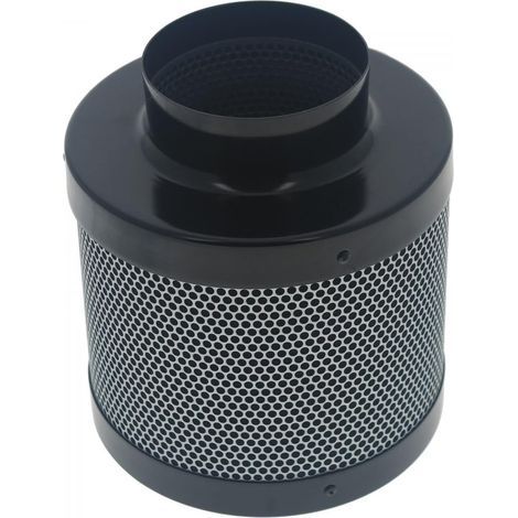 Aktivkohlefilter Ø 100 mm, australische Aktivkohle, Durchflussrate 280 m³/h, Stahl, für Belüftung (1/5)