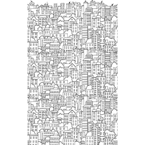 Panoramique, Fresque Contemporain Noir et Blanc The Wall 3 A.S. Création (1/3)