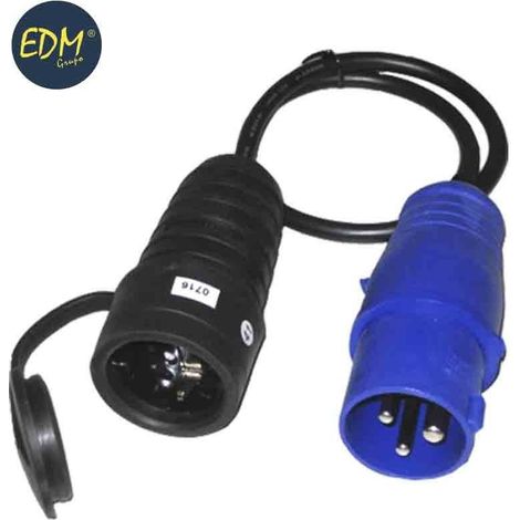 Cetac-Stecker mit Kabel und Air Base T/TL 16A 250V EDM
