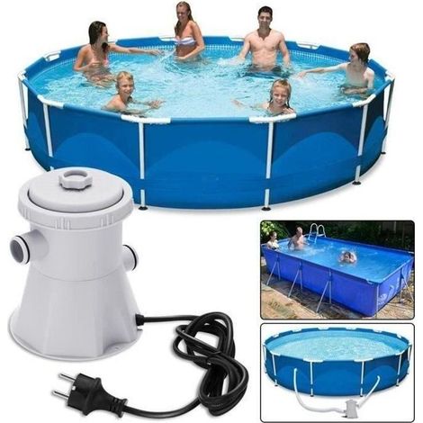 Pompe de filtration à circulation pour piscine 220V - Couleur principale: Blanc (1/4)