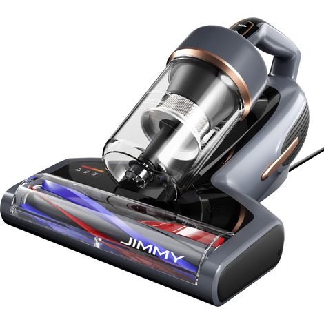 Jimmy BX7 Pro Max Aspiratore per acari 700 W, con luce UV-C, vento caldo da 65 ℃ e riscaldamento a grafo, sensore di polvere, funzione ioni negativi, schermo LED, Pulitore per Materassi Letto