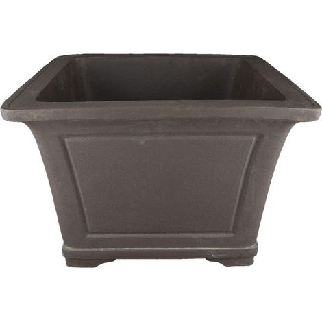 Vaso per bonsai quadrato in gres 55x55x34 cm - WY12b