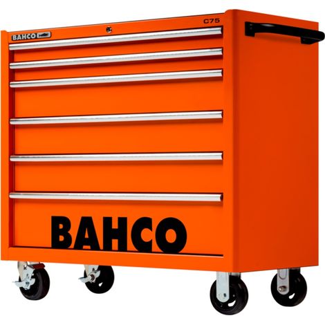 Bahco Classic Werkstattwagen 40 mit 6 Schubladen, orange (1/5)