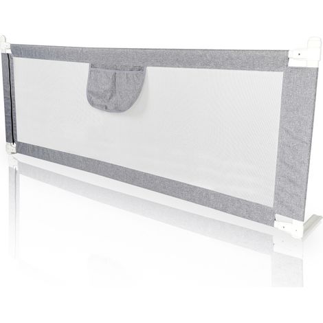 SWANEW Sponde Letto Bambini 150 CM Sbarra Letto Bambini Può Sollevamento Verticale Sponda Letto anti Caduta (1/5)