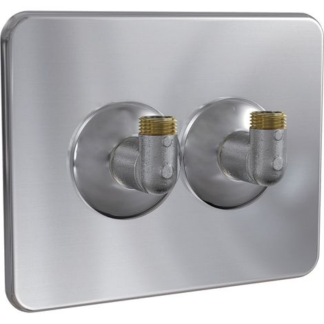 Banyo – Cache-trou Robifix avec coude 50 mm – Pour espaces confinés – Compatible avec systèmes de plomberie – Watts Industries