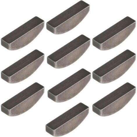 10 Clavettes de Volant Moteur pour Tondeuse à Gazon 14 340 01-S 1434001-S Compatible avec KOHLER XT675 XT775 4x5,5x17 Mm