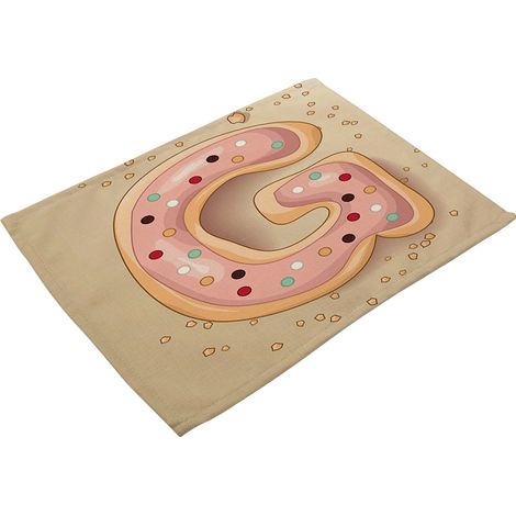 Tapis De Table En Coton Et Lin - Isolation Thermique Et Résistance À L'usure - Pour Salle À Manger Et Cuisine - Lot De 4 (1/2)