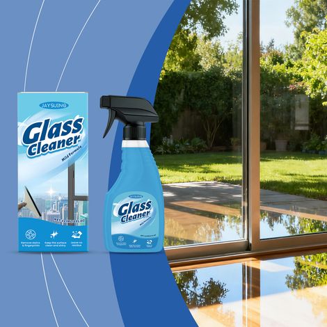 Glasreiniger für Fenster und Badezimmer, entfernt Wasserflecken, universelles Haushaltsspray – 237 ml -- DTEKGAZ (1/5)