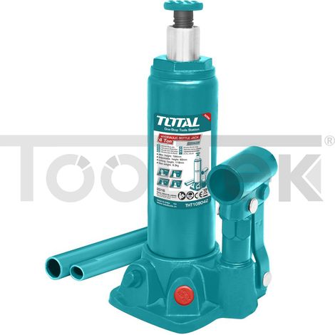 CRIC SOLLEVATORE CRICK IDRAULICO A BOTTIGLIA 4ton AUTO 372mm TOTAL