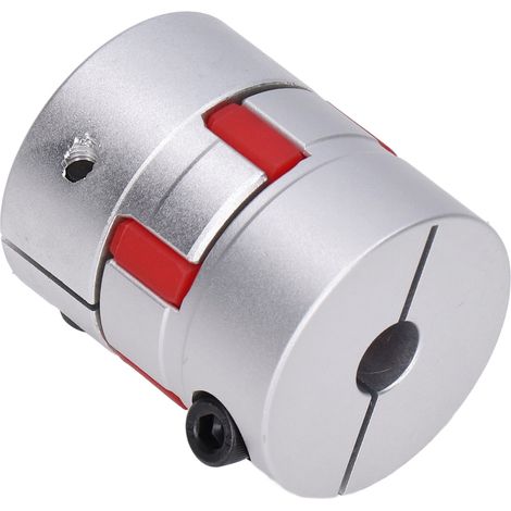 Accouplement flexible en alliage d'aluminium PE40-49-10-11-2.0 en forme de fleur de prunier pour connecteur d'arbre de moteur pas à pas (1/5)