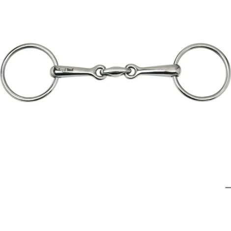 Bocado horseguard bradoon doble articulación diseño ergonómico