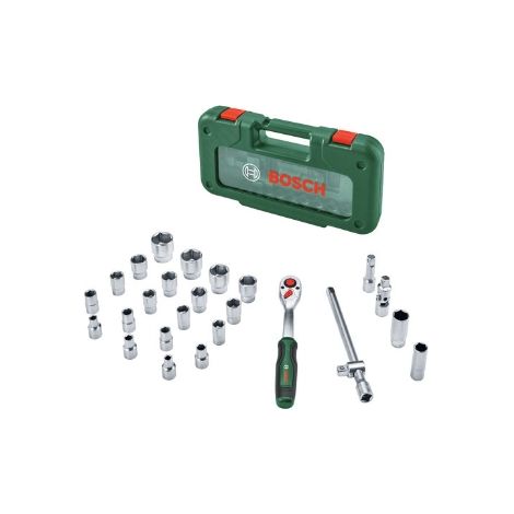 Set cricchetto Bosch 1/2 pollice 26 pezzi alta coppia 72 denti
