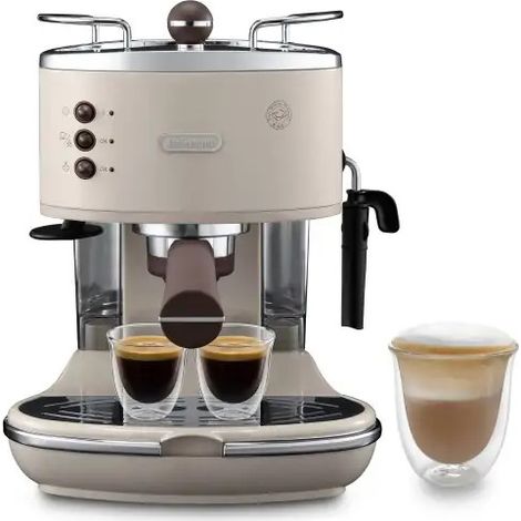 De Longhi ECOV 311.BG Macchina da Caffe' Vintage Beige Macinato Cialde