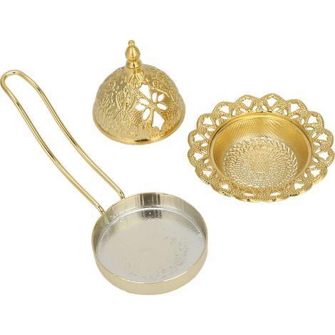 Porte-encens en métal au design unique et moderne, cadeau idéal pour aromathérapie et sauna de chambre. (1/5)
