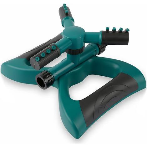 Arroseur de Jardin,Arroseur Automatique, Arrosage 3 Bras Rotatif 360 Système D'irrigation Diamètre de Pulvérisation 8-10M pour Pelouse Plantes Champ de Légumes (1/5)